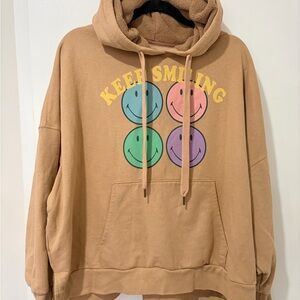 🟣 #72 American Eagle Outfitters Tan Hoodie